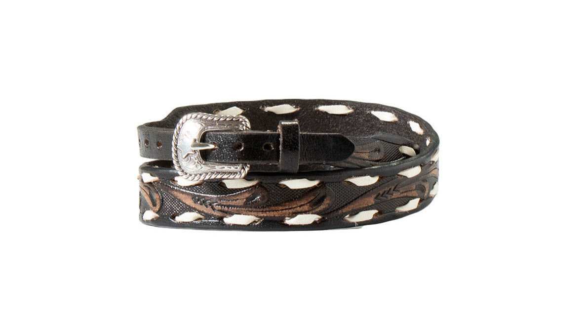 Twister Leather Hand Tooled Hatband STYLE 0280401