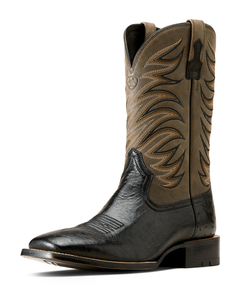 Ariat Men's Smooth Ostrich Square Toe Boot STYLE 10046953