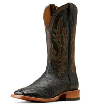 Ariat Men's Full Quill Ostrich Square Toe Boot STYLE 10047084