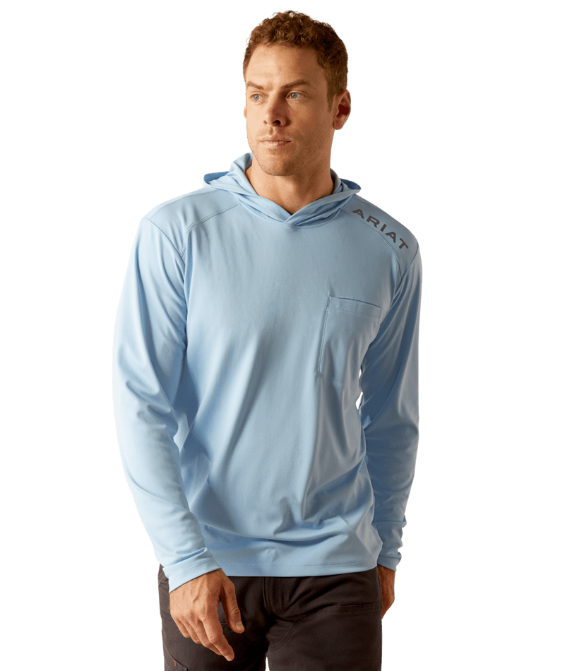 Ariat Rebar Men's Hooded Long Sleeve T-Shirt STYLE 10054882