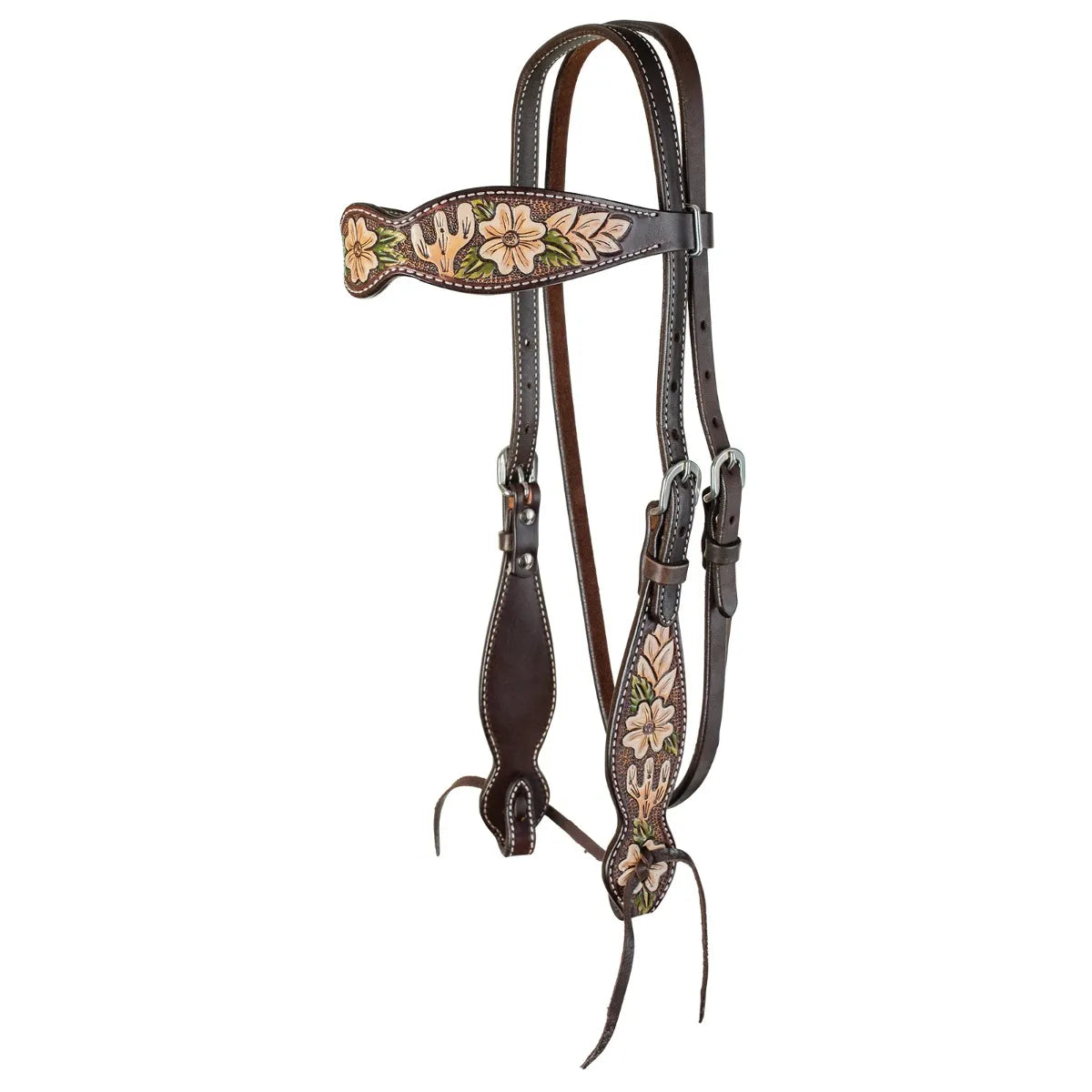 Circle Y Dogwood Desert Browband Headstall STYLE 1020-12-SV