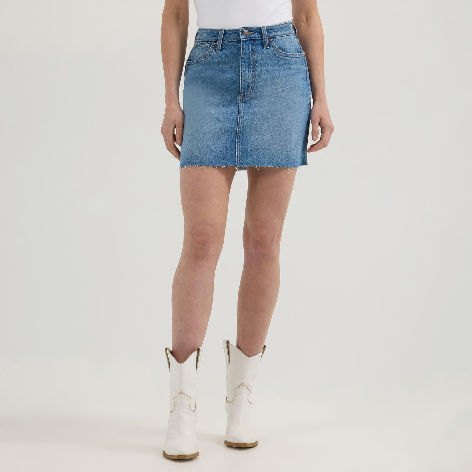 Wrangler Women's Retro High Rise Skirt STYLE 112364627