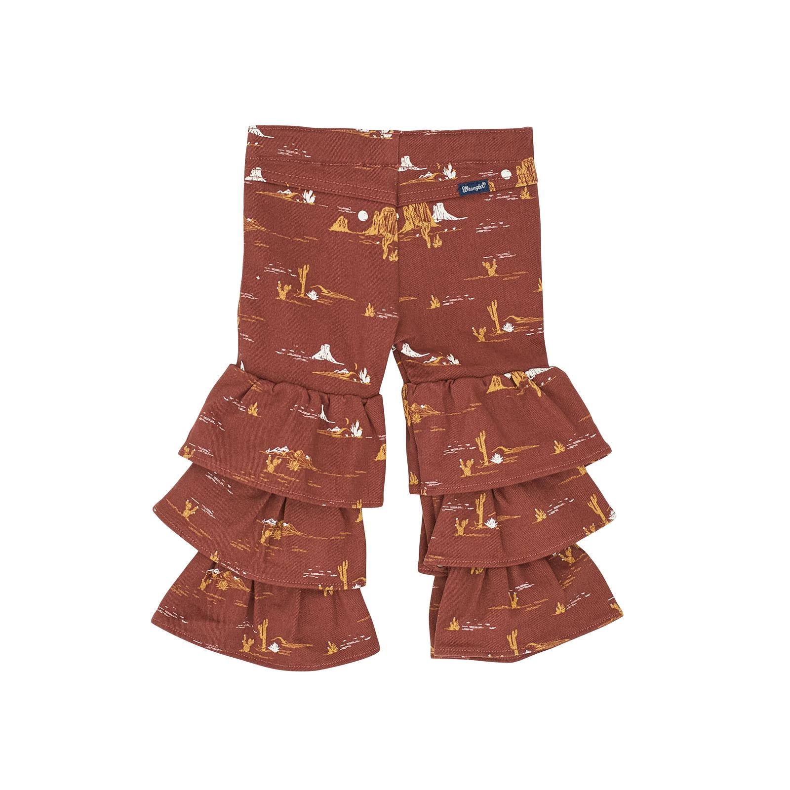 Wrangler Infant/Toddler Girl's Tiered Flare Jean STYLE 112367532