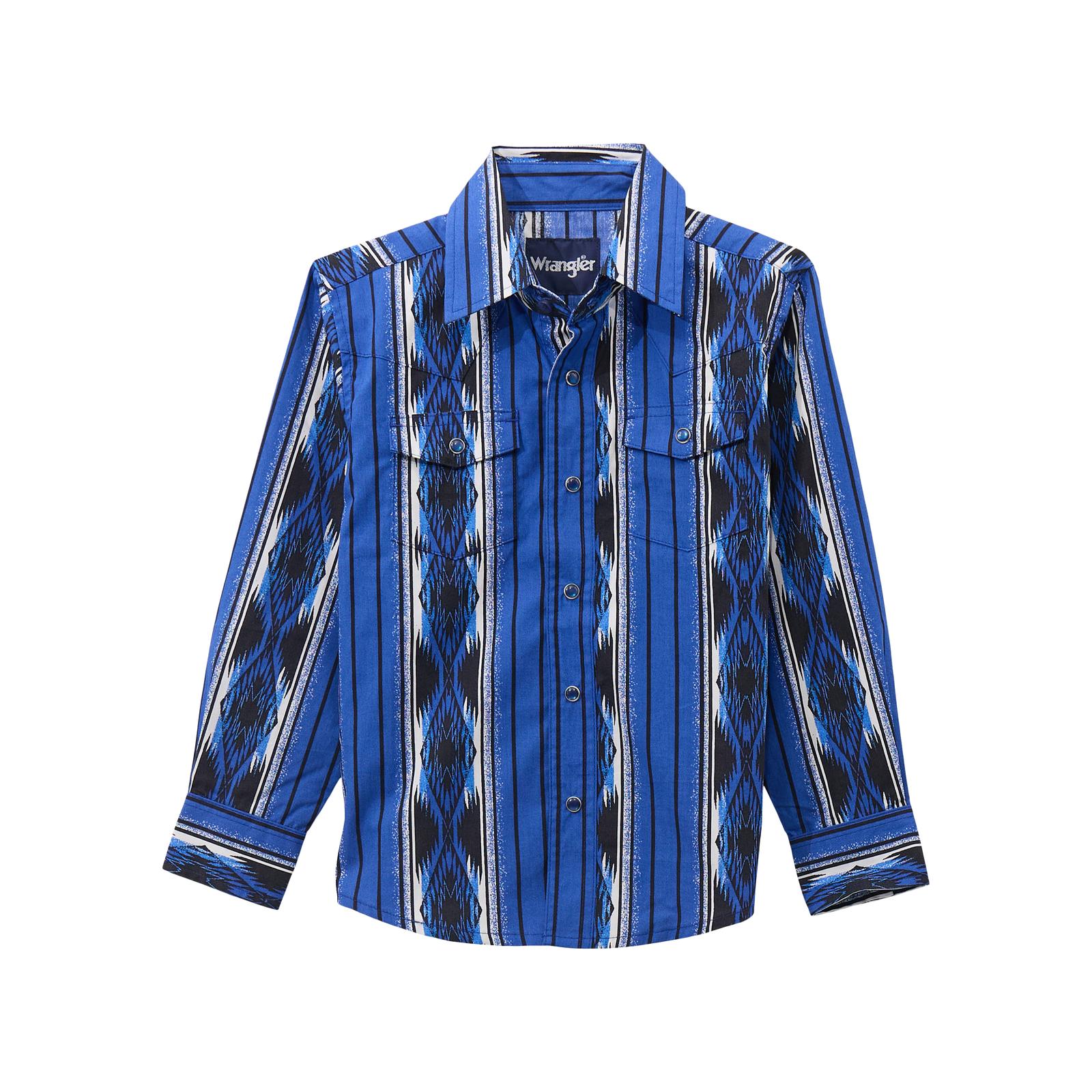 Wrangler Checotah Boy's Long Sleeve Shirt STYLE 112369458