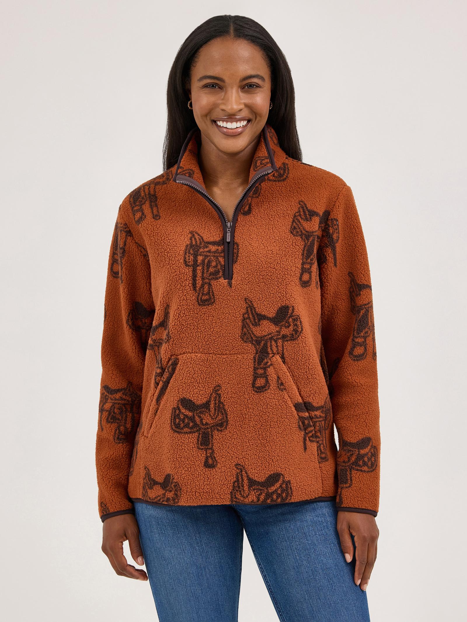 Wrangler Retro Sherpa Zip Pullover STYLE 112371632