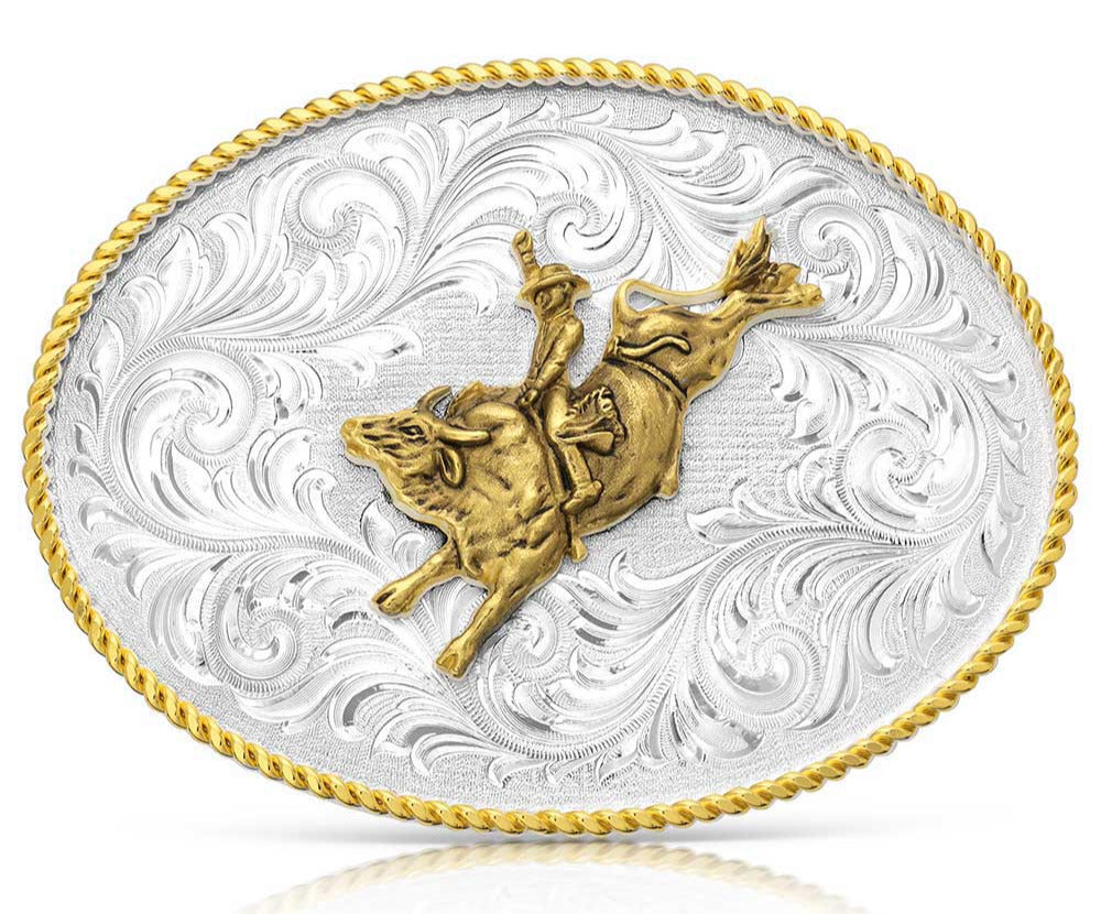 Montana Silversmiths Bull Rider Buckle STYLE 1255-528