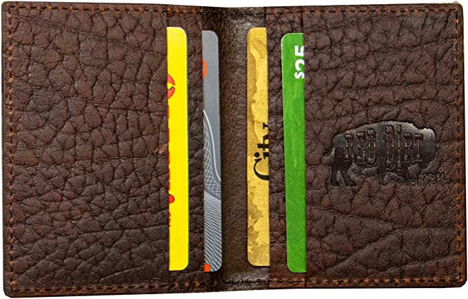 Red Dirt Hat Company Bison Grain Bifold Card & Cash Case STYLE 22228878W1
