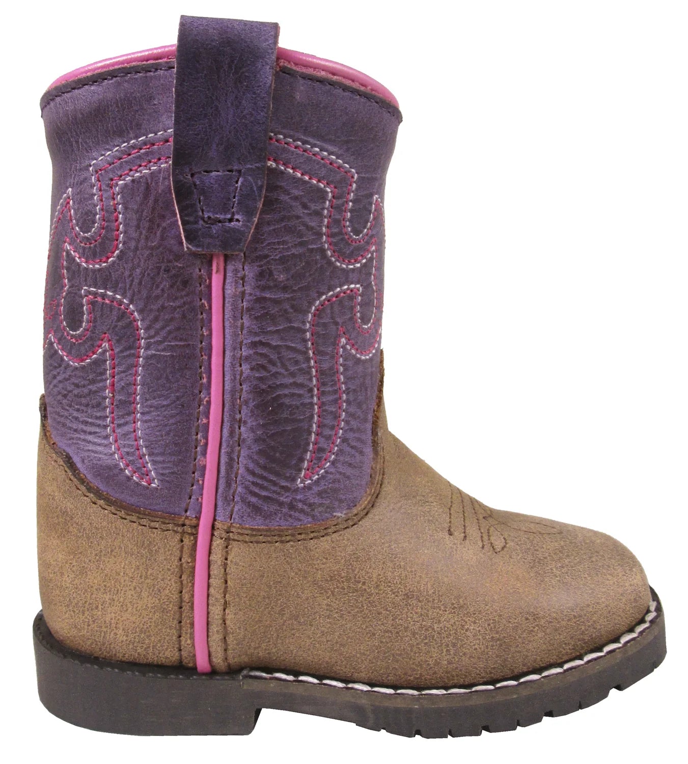 Smoky Mountain Infant Toddler Brown & Purple Boot STYLE 3123T
