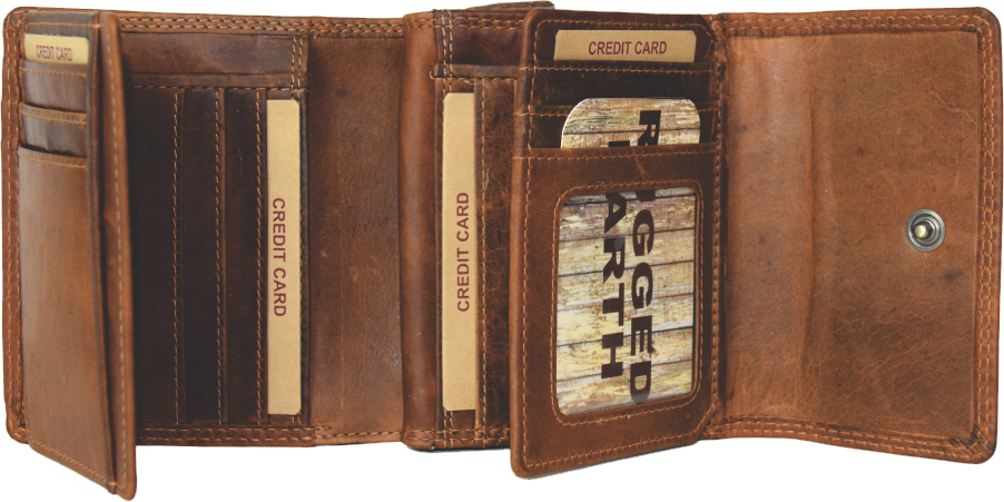 Rugged Earth Leather Wallet STYLE 990002