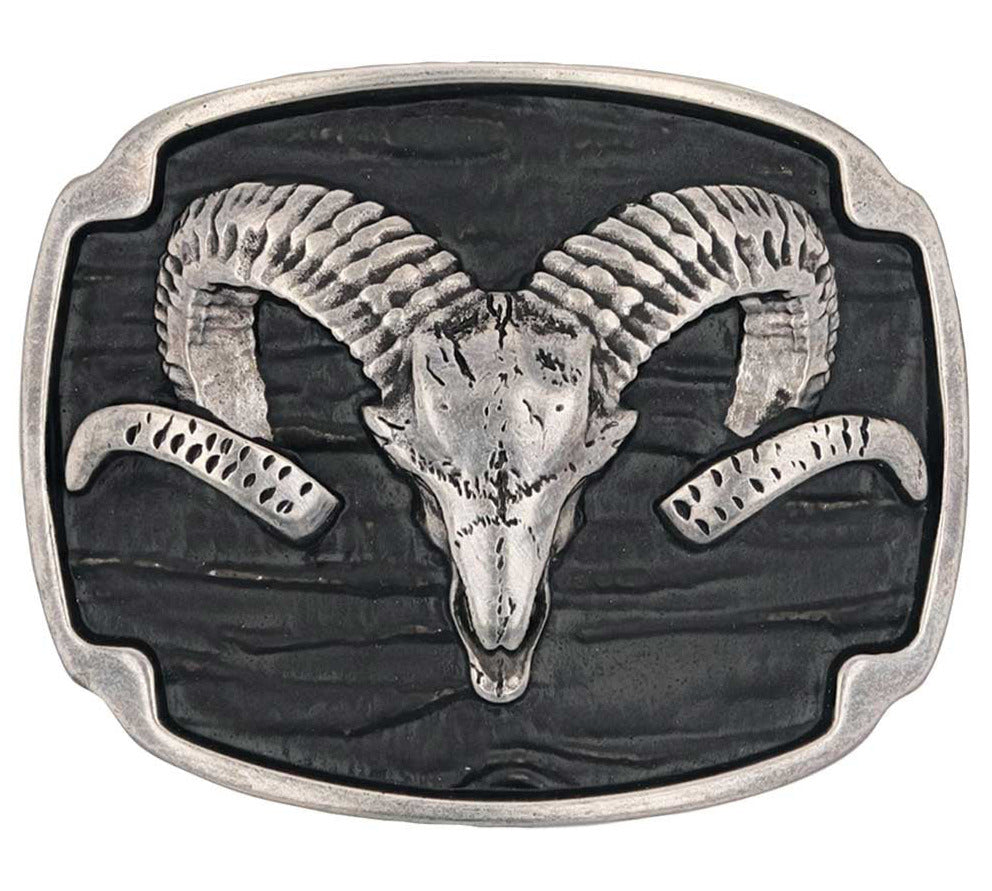 Montana Silversmiths Rocky Mountain Bighorn Sheep Attitude Buckle STYLE A978S