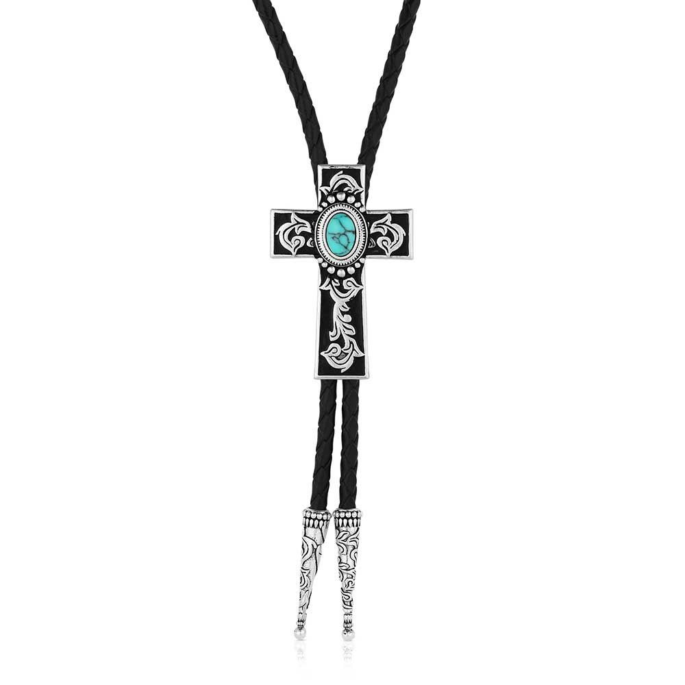 Montana Silversmiths Cross Bolo Tie STYLE BT6181