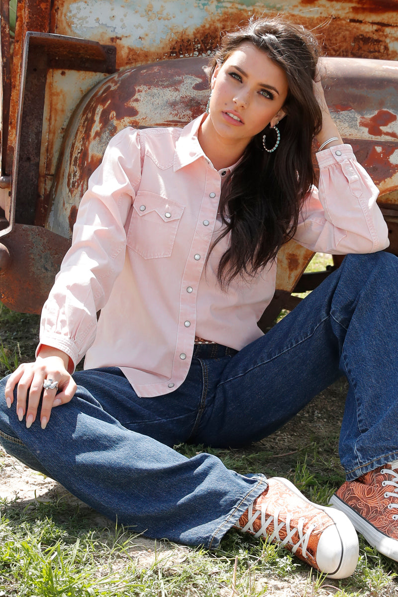 Cruel Denim Women's Long Sleeve Shirt STYLE CTW7383010