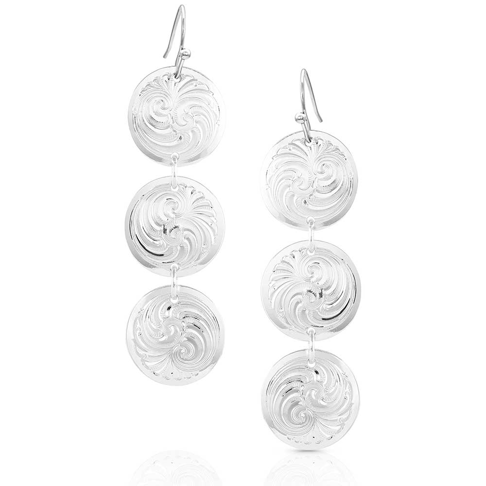 Montana Silversmiths Conchos Earrings STYLE ER5387