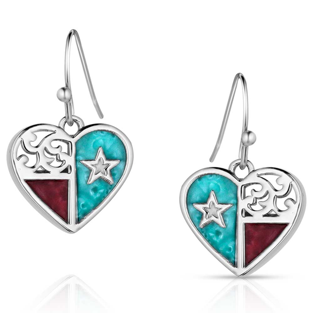 Montana Silversmiths Love for Texas Earrings STYLE ER5818