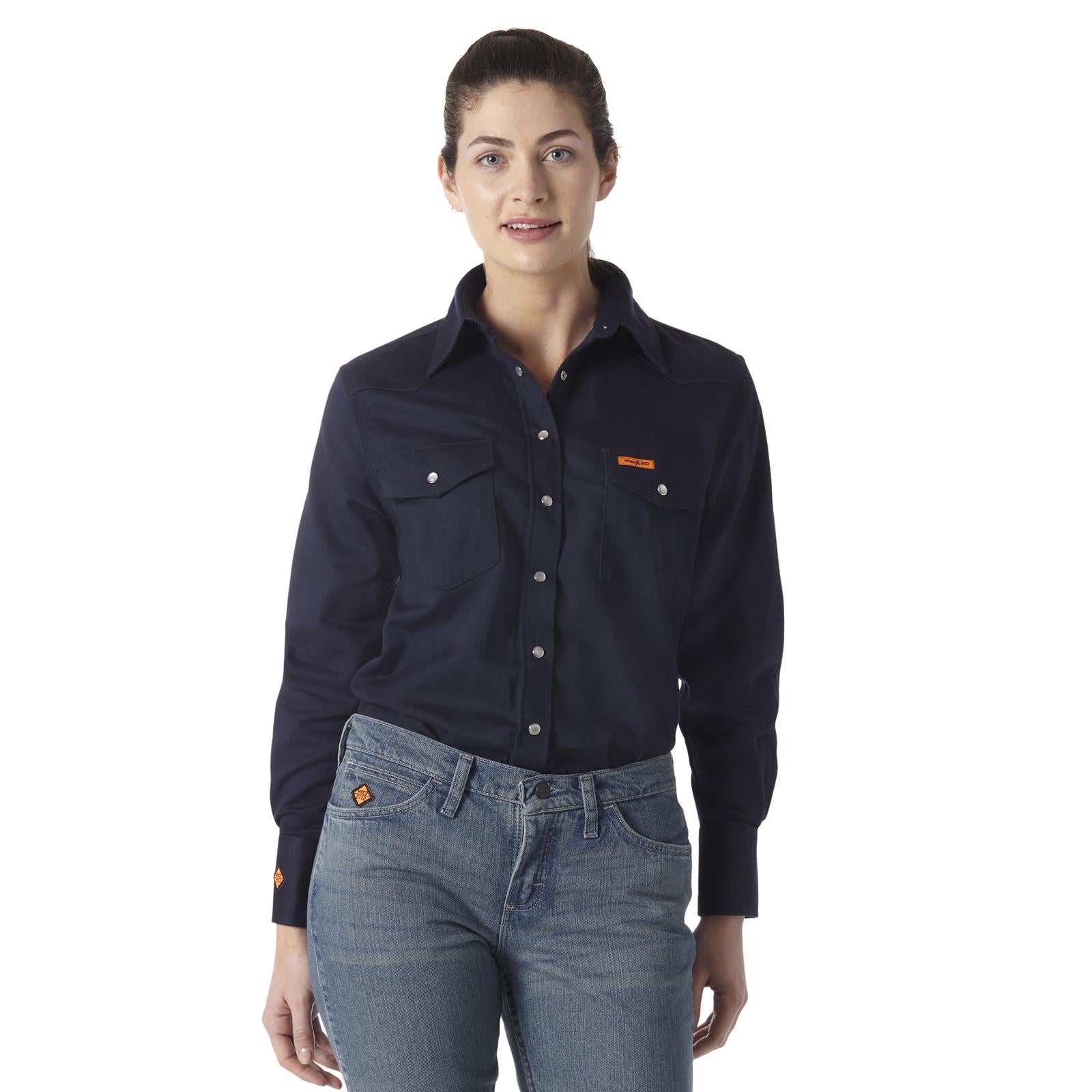Wrangler FR Flame Restistant Women's Long Sleeve Shirt STYLE FRLW03N