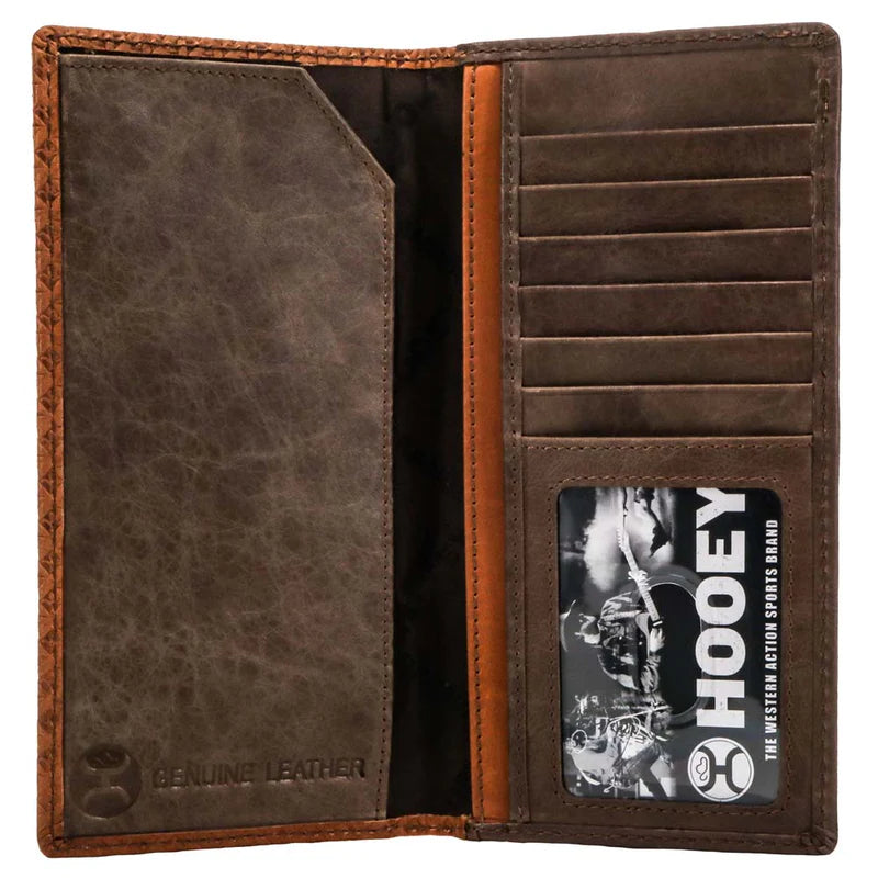Hooey Basket Weave Rodeo Wallet STYLE HW002-TN