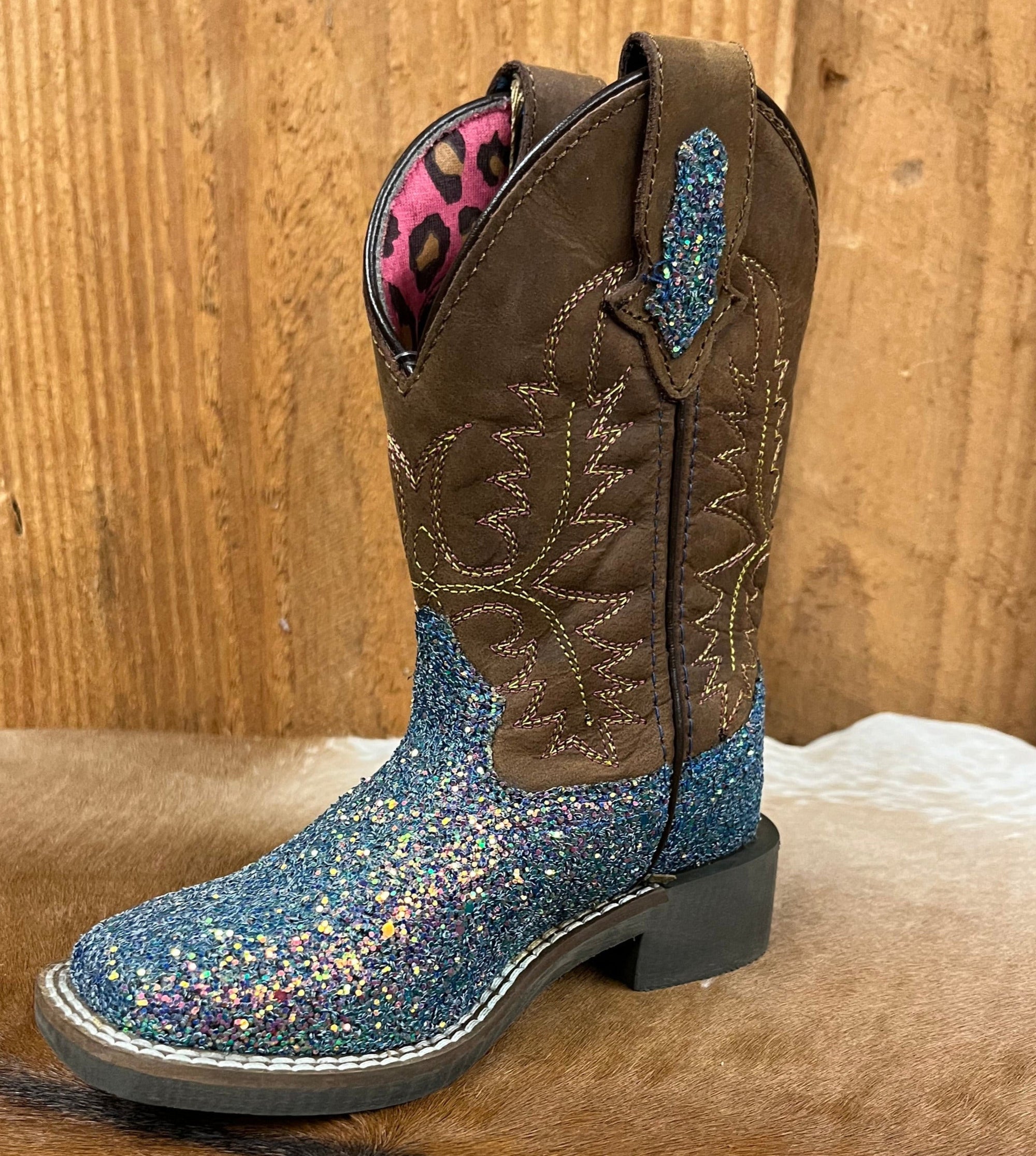 Old West Children's Glitter Boot STYLE 3077C