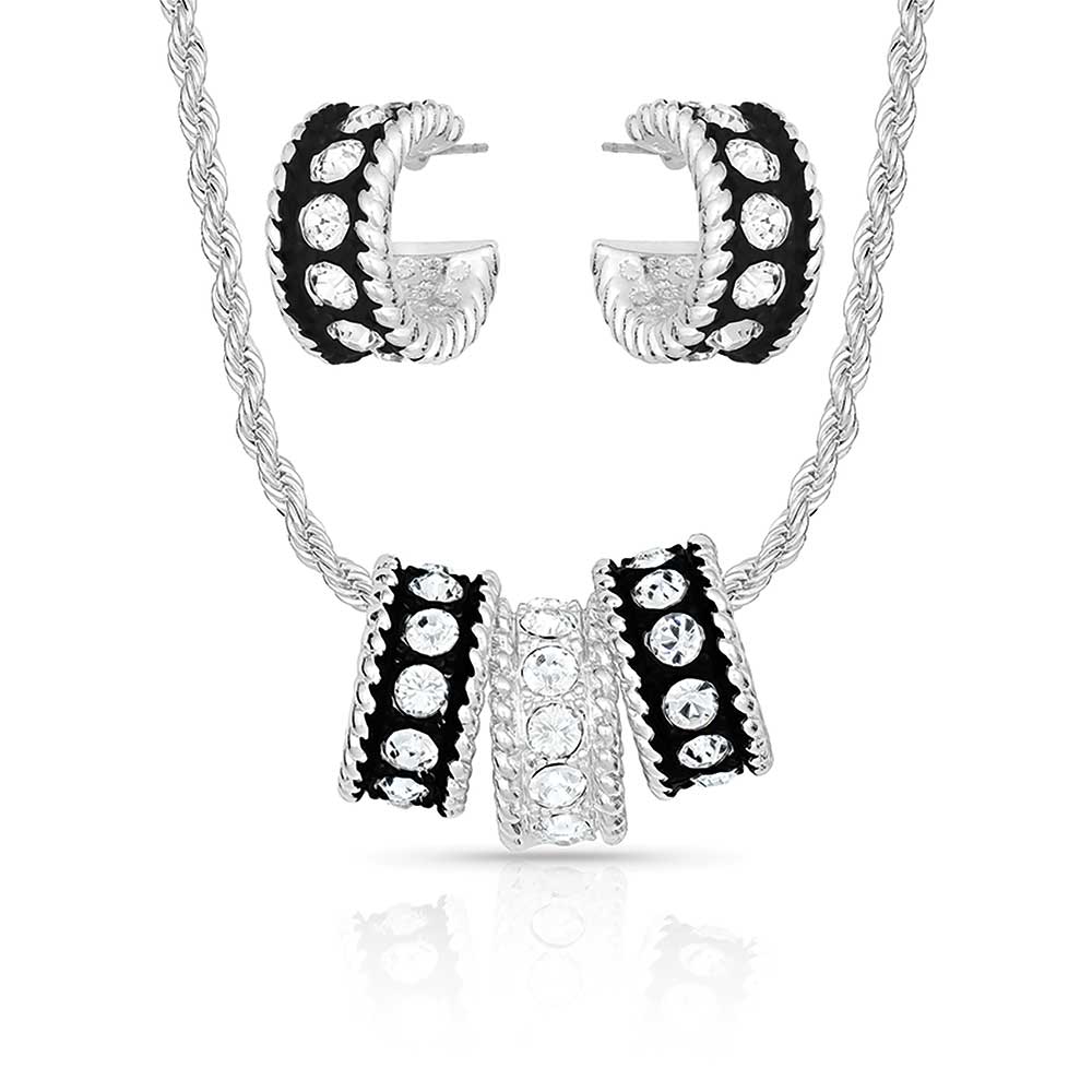 Montana Silversmiths Crystal Shine Jewelry Set STYLE JS1032