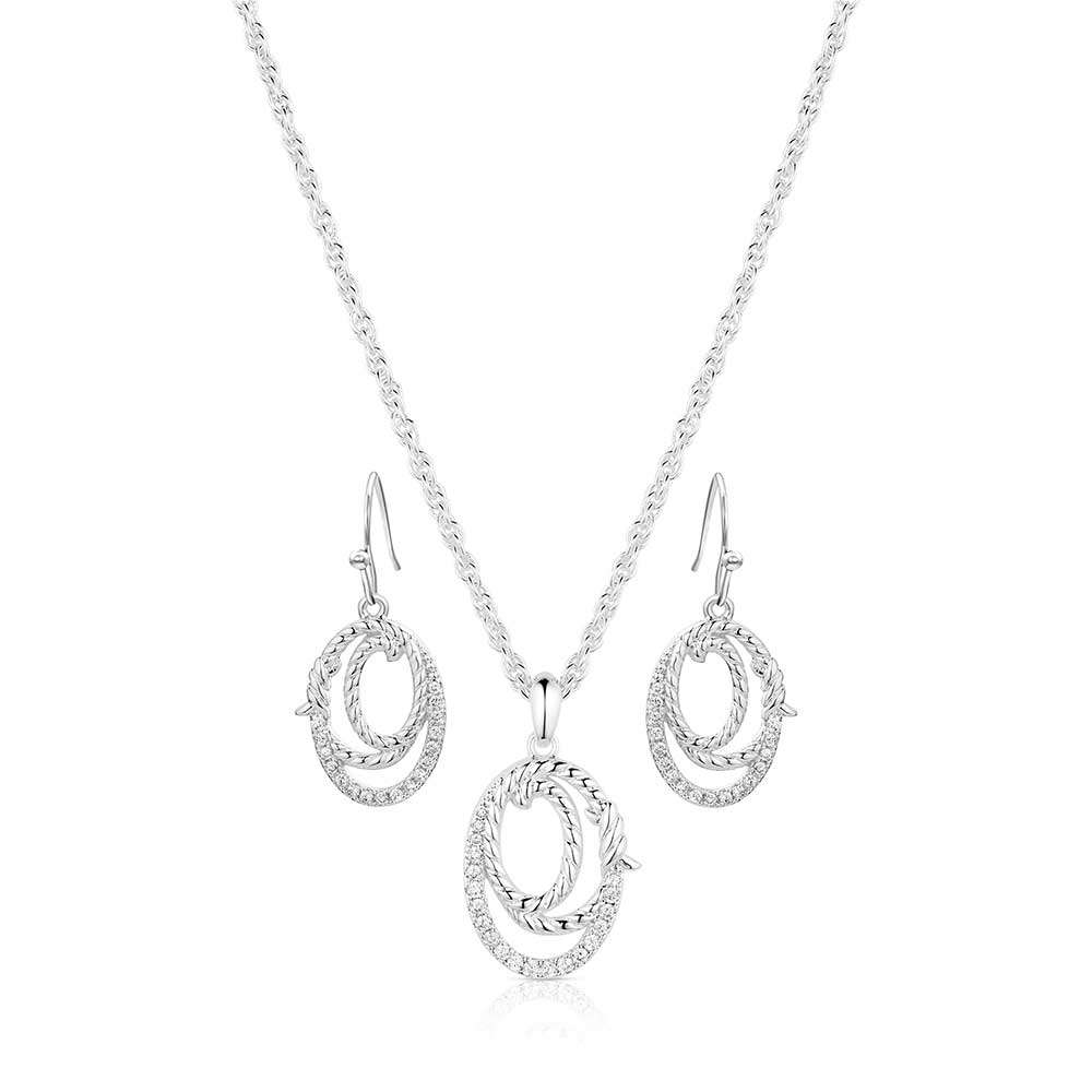 Montana Silversmiths Arena Lights Jewelry Set STYLE JS6222