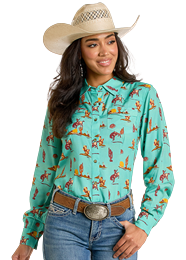 Panhandle Slim Women's Long Sleeve Shirt STYLE LWN2S06342
