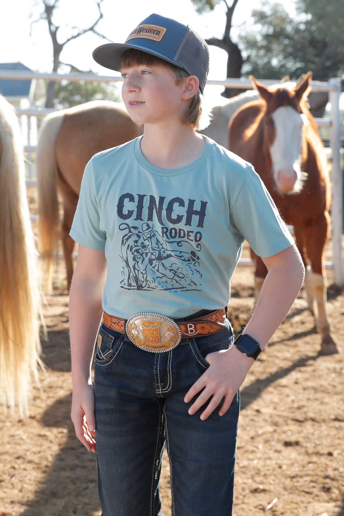Cinch Boy's Short Sleeve T-Shirt STYLE MTT7670157