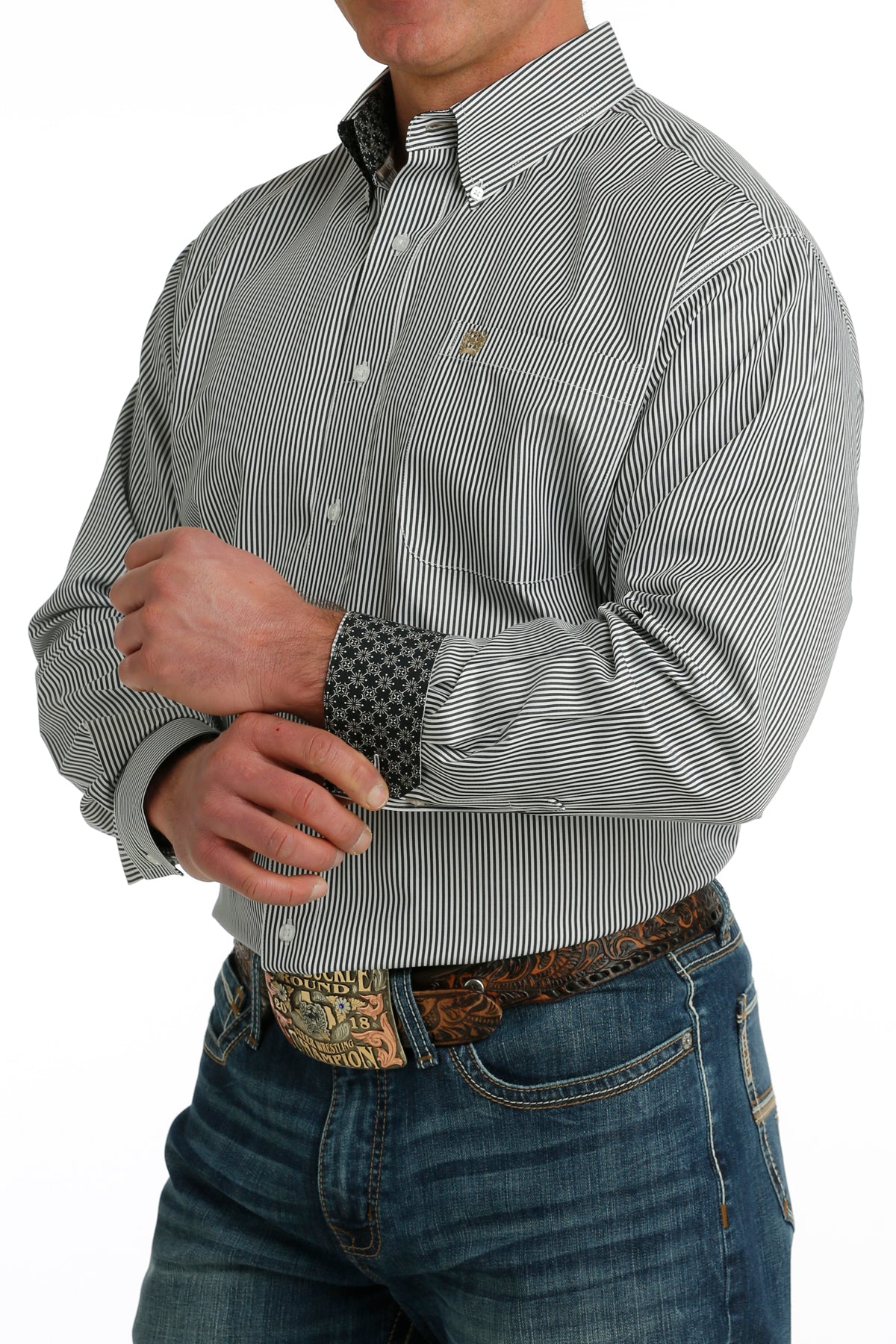 Cinch Men's Long Sleeve Shirt STYLE MTW1105722