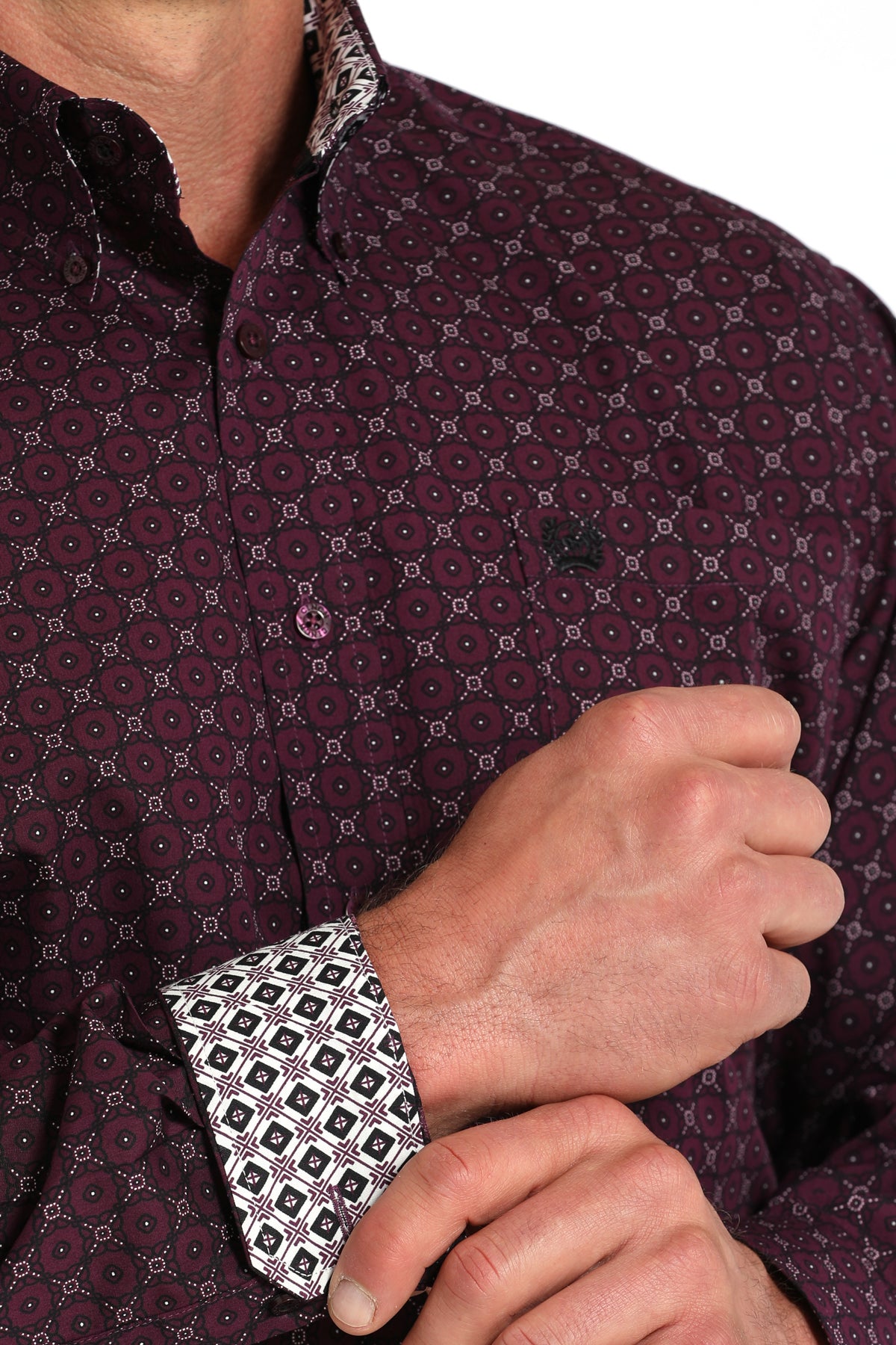 Cinch Men's Long Sleeve Shirt STYLE MTW1105918