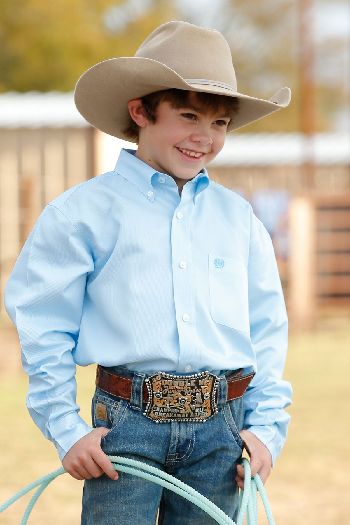 Cinch Boy's Long Sleeve Shirt STYLE MTW7060194
