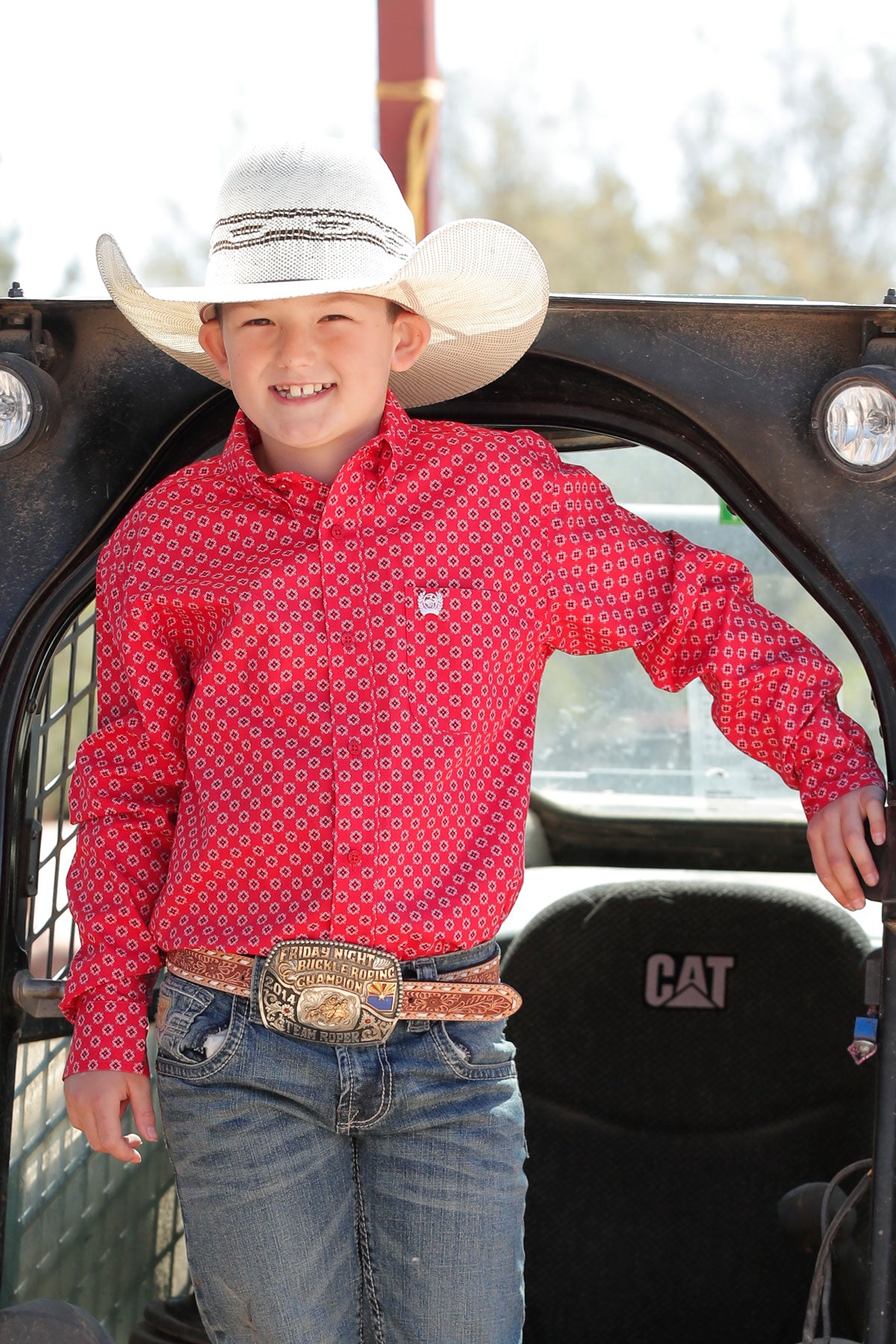 Cinch Boy's Long Sleeve Shirt STYLE MTW7060340