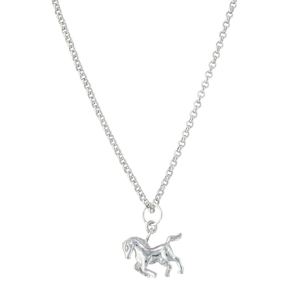 Montana Silversmiths Prancing Horse Necklace STYLE NC3381