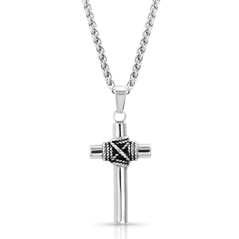 Montana Silversmiths Rope Wrapped Cross Necklace STYLE NC4332