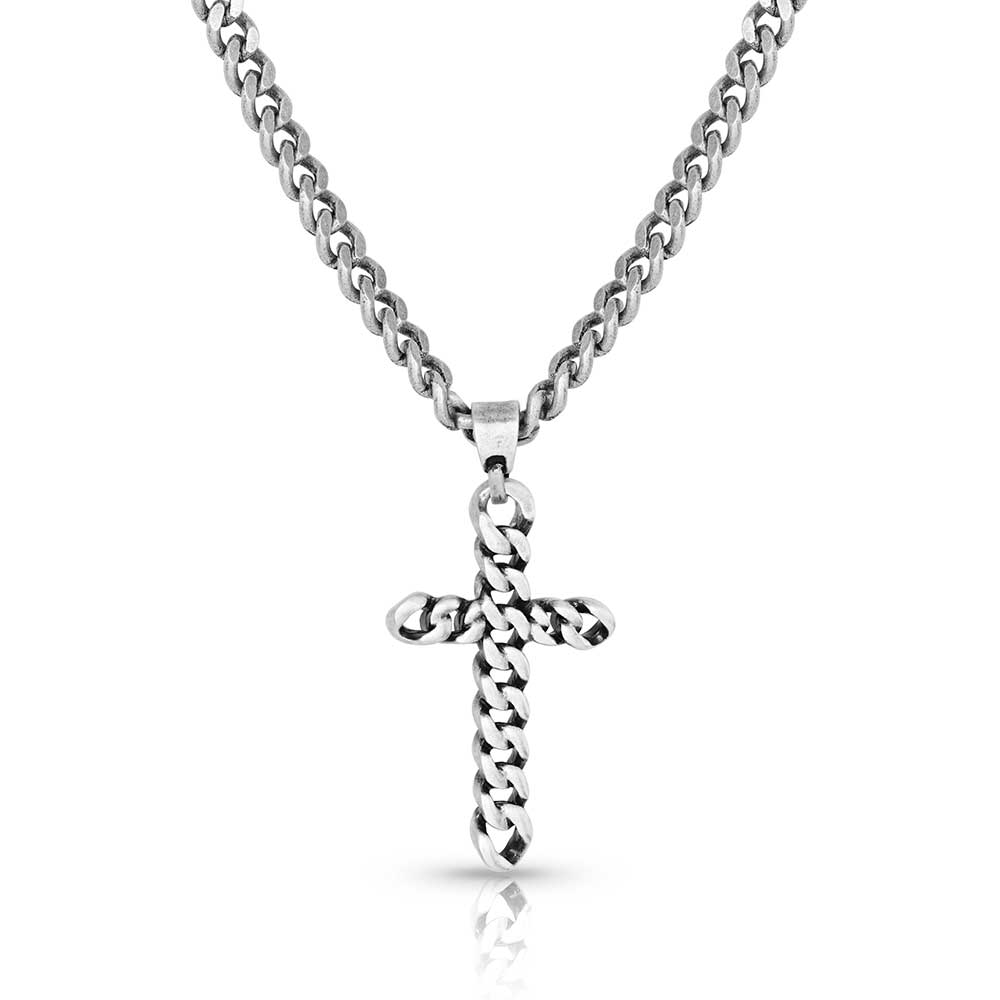 Montana Silversmiths Braided Cross Necklace STYLE NC5681