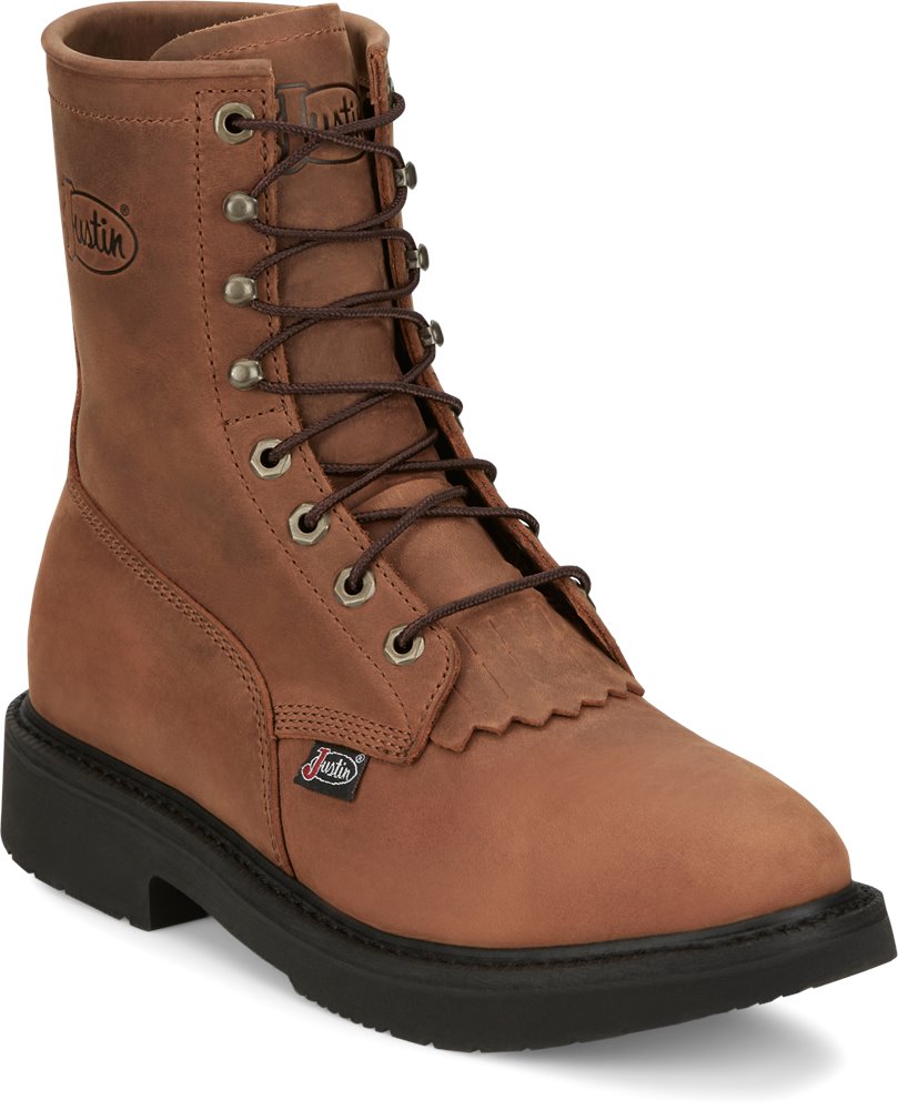 Justin Men's 8" Lace Up Work Boot STYLE OW760