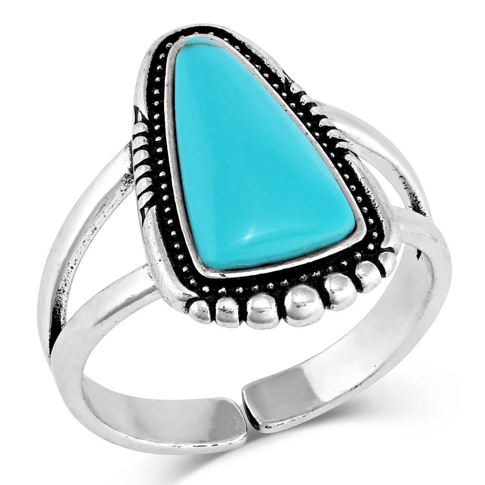 Montana Silversmiths Ways of the West Turquoise Ring STYLE RG5485