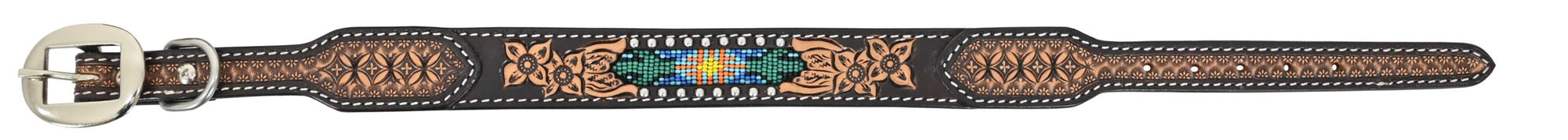 Rafter T Ranch Co. Beaded Dog Collar STYLE RTDC429L