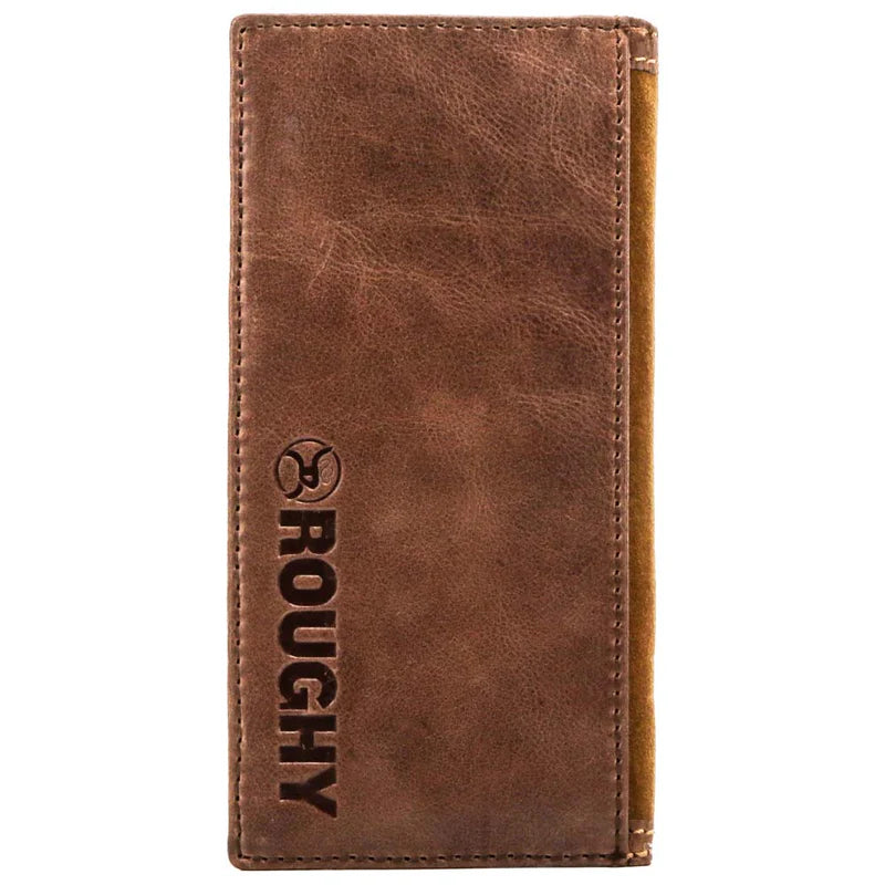 Hooey Roughout Leather Rodeo Wallet STYLE RW001-TNBR