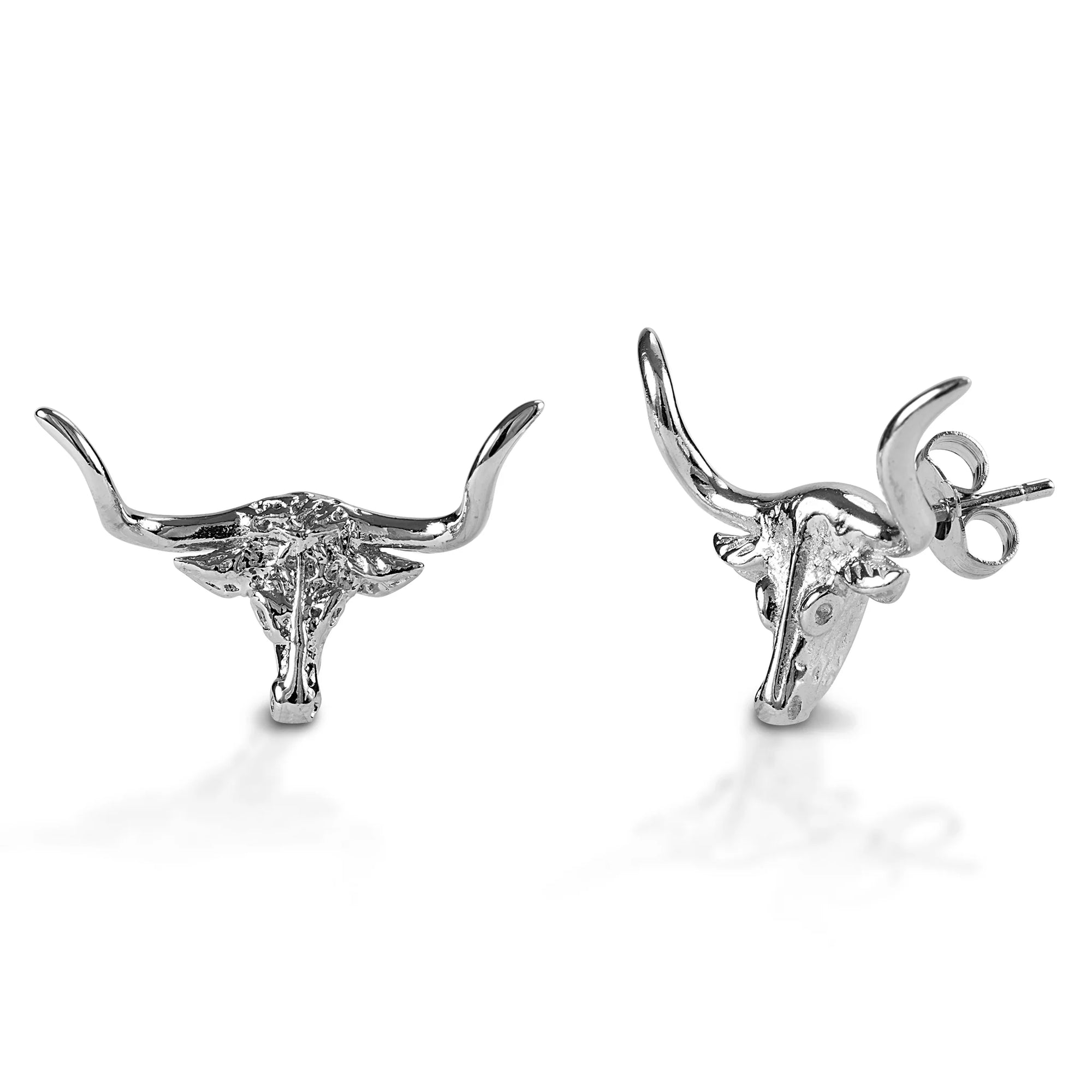 Kelly Herd Post Back Longhorn Earrings STYLE S5F