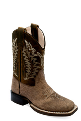 Old West Youth Square Toe Boot STYLE 1981Y