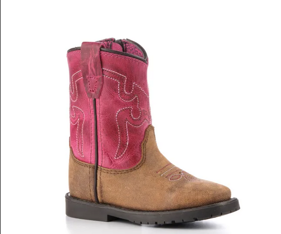 Smoky Mountain Toddler Pink Distressed Boot STYLE 3920T