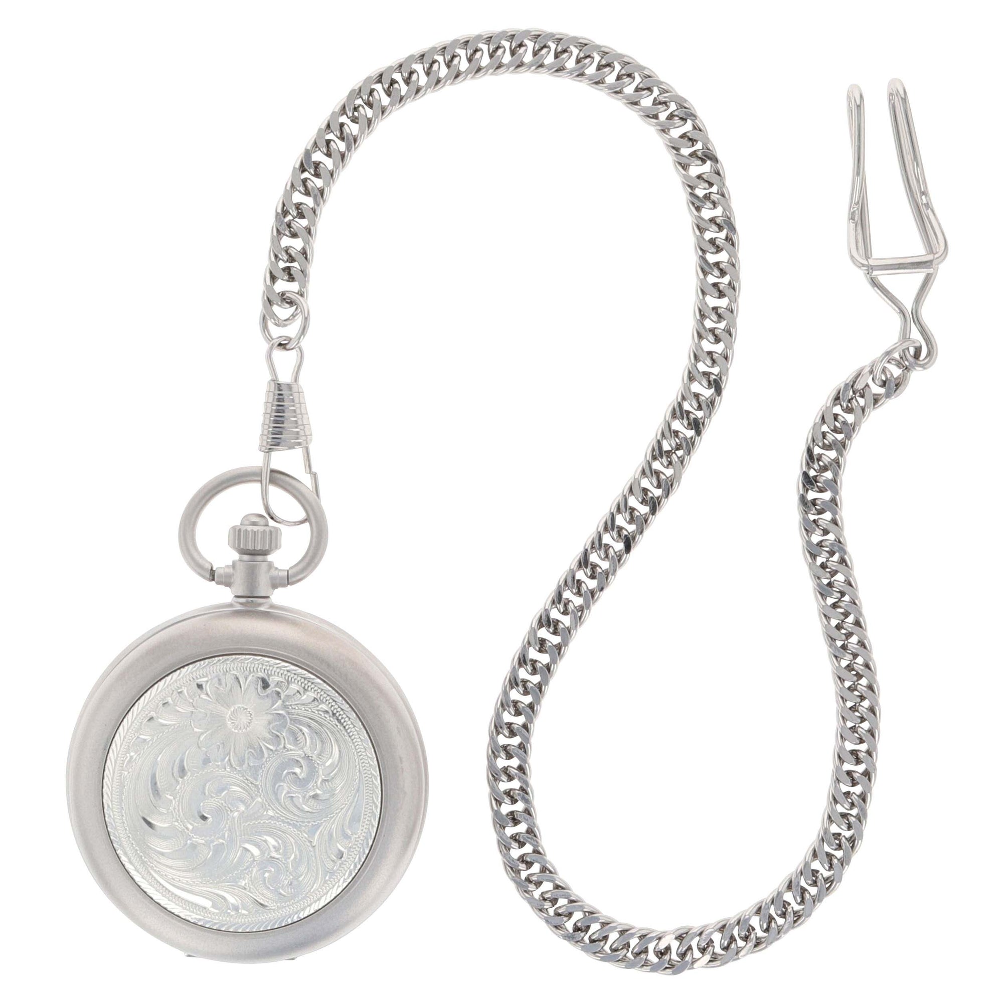 Montana Silversmiths Engraved Pocket Watch STYLE WATCHP10