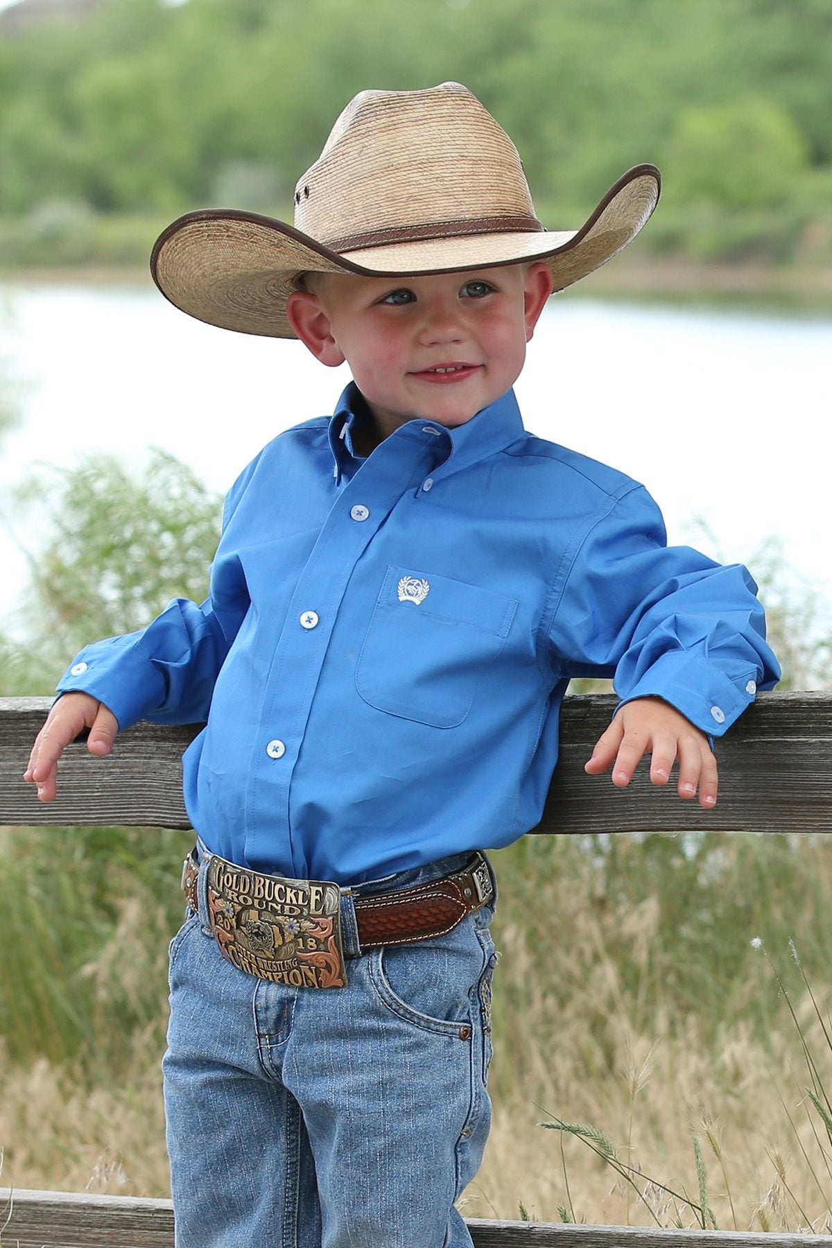 Cinch Boy's Long Sleeve Shirt STYLE MTW7060083