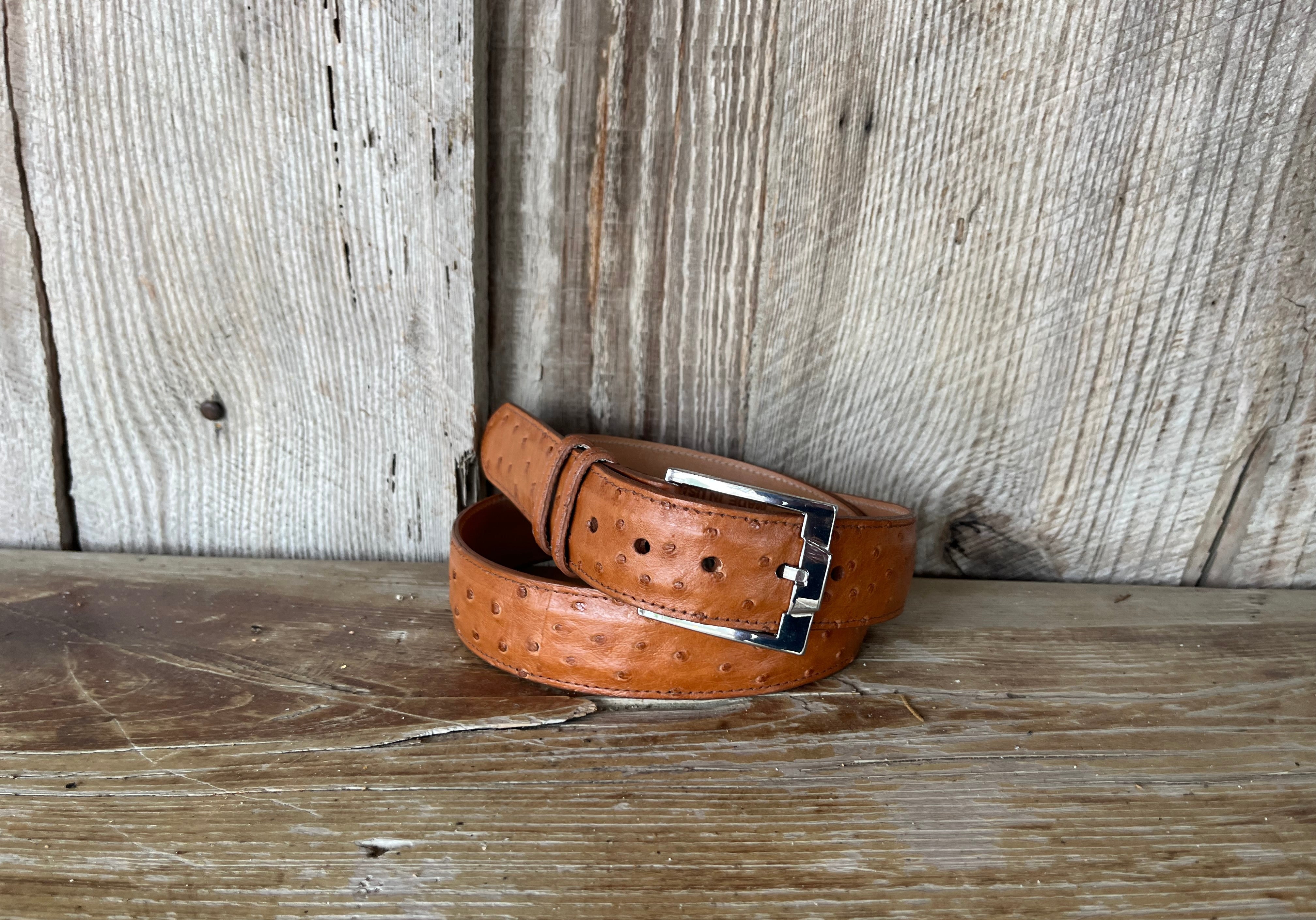 Men's Ostrich Belt STYLE OB-COG