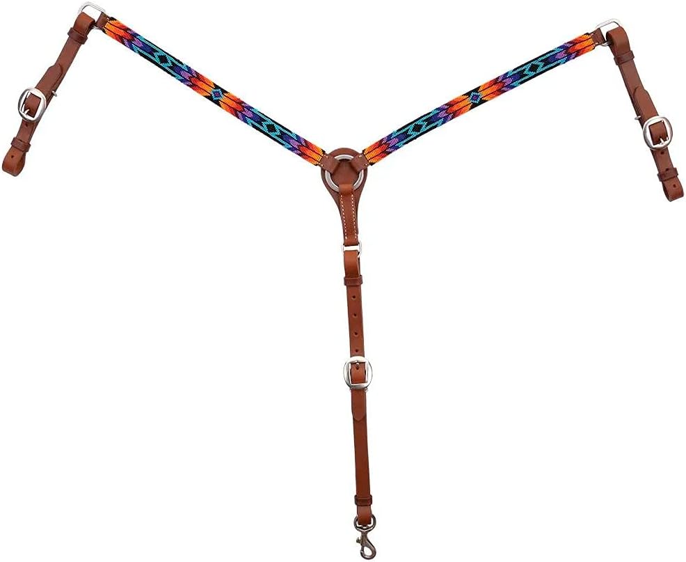 Circle Y Leather Breast Collar STYLE X4123-4069