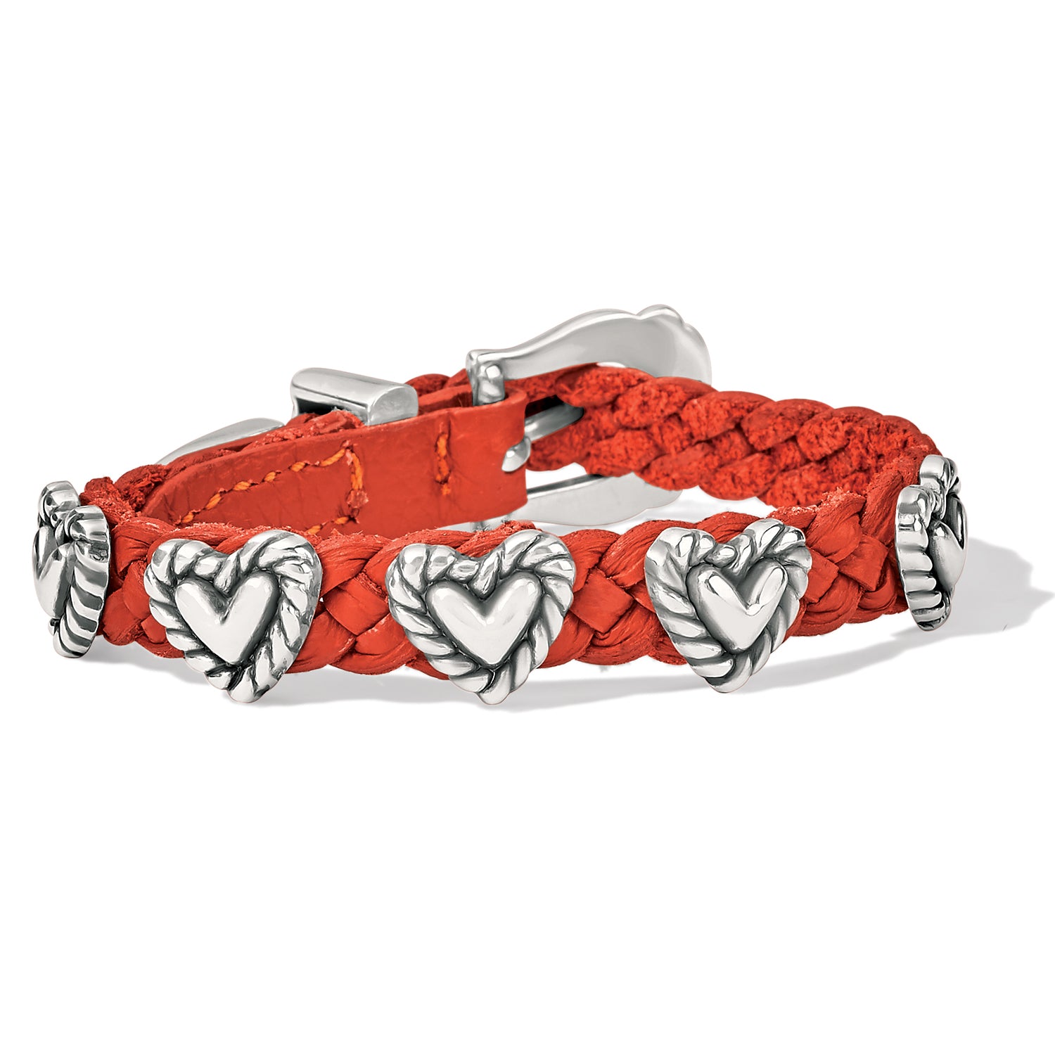 Brighton Roped Heart Braid Bandit Bracelet STYLE 07475C