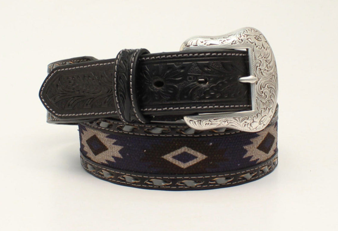Nocona Men's SouthWestern Fabric Buck Lace Belt STYLE 210002706