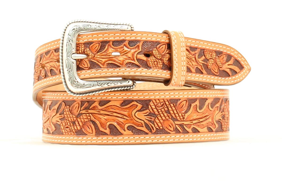 Nocona Men's Hand Tooled Western Belt STYLE 2497048