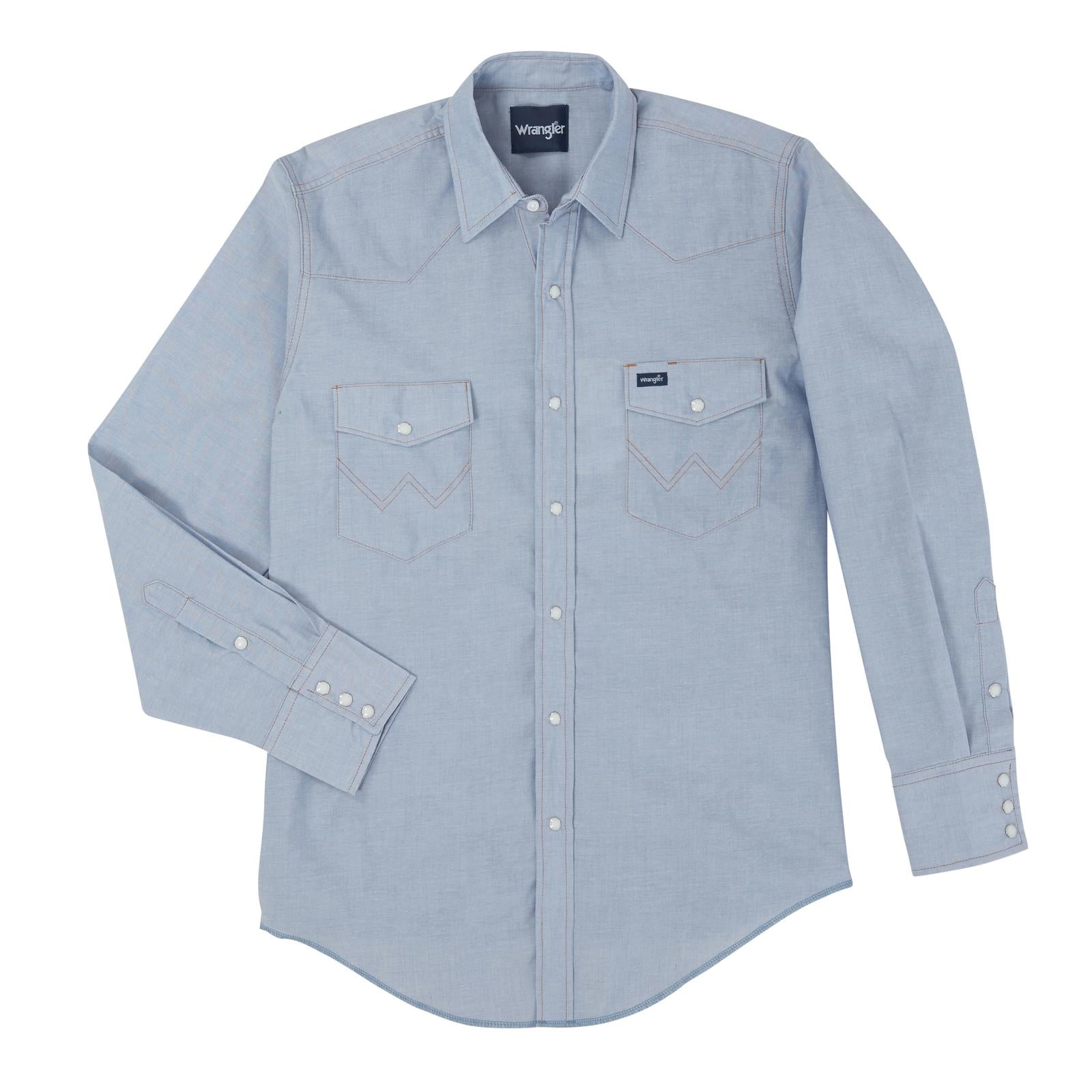 Wrangler Men's Authentic Cowboy Cut Work Shirt STYLE 70130MW