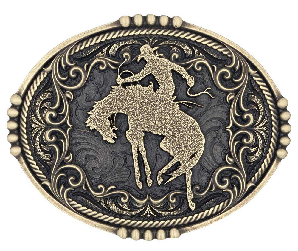Montana Silversmiths Attitude Bucking Bronc Buckle STYLE A950