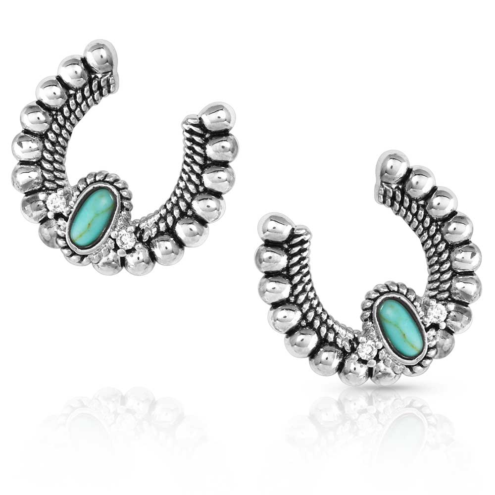 Montana Silversmiths Lucky Roads Turquoise Earrings STYLE ER5467