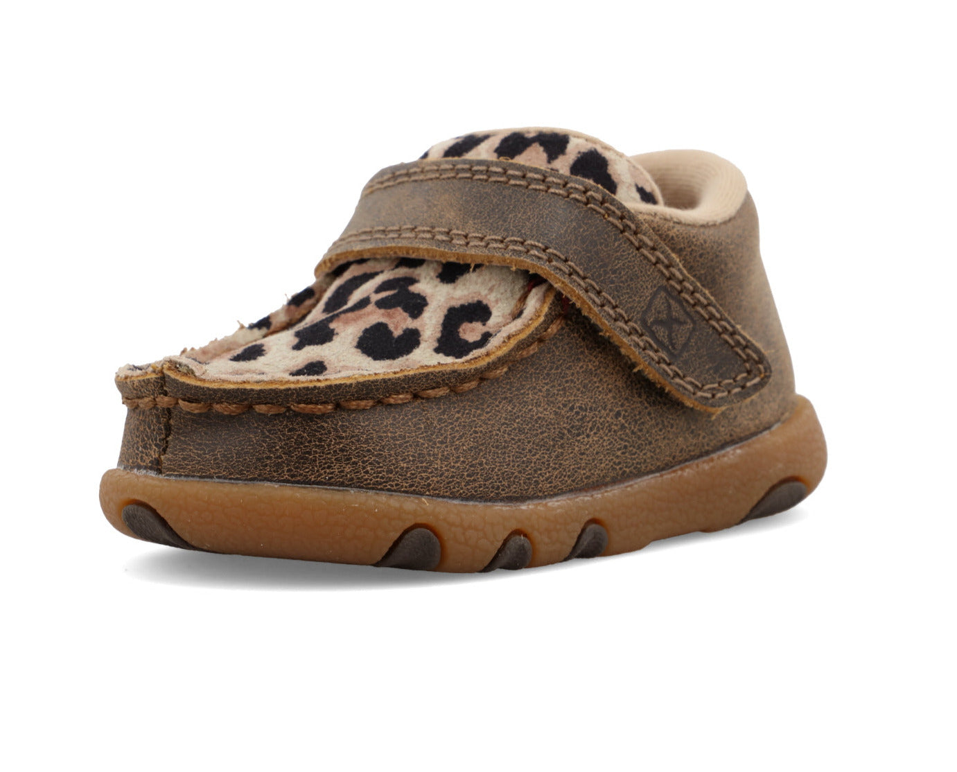 Twisted X Infant Driving Moc Bomber & Leopard  STYLE ICA0007